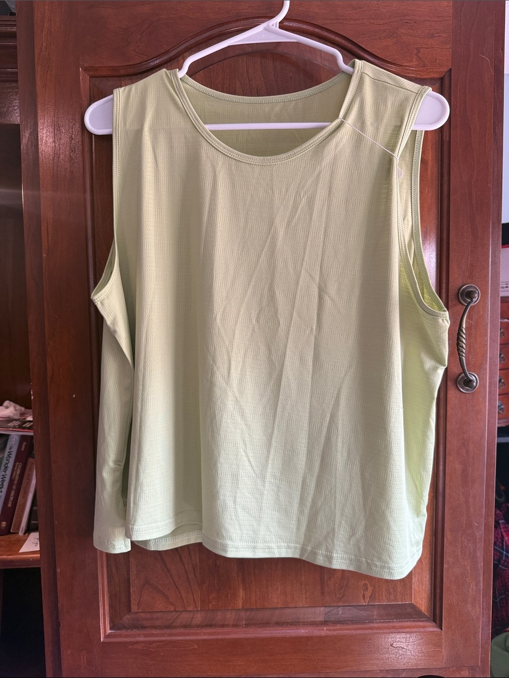 Light Neon Green Sleeveless Tank Top - Breathable Everyday Layer